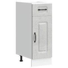 vidaXL Base da Cucina Kalmar Grigio Cemento in Legno Multistrato