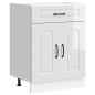vidaXL Base da Cucina Kalmar Bianco Lucido in Legno Multistrato vidaXL Base da Cucina Kalmar Bianco Lucido in Legno Multistrato