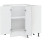 vidaXL Mobile Base ad Angolo Cucina Kalmar Grigio Sonoma in Truciolato