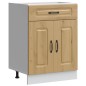 vidaXL Base da Cucina Kalmar Rovere Artigianale in Legno Multistrato vidaXL Base da Cucina Kalmar Rovere Artigianale in Legno Multistrato