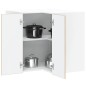 vidaXL Pensile da Cucina ad Angolo Kalmar Rovere Sonoma in Truciolato vidaXL Pensile da Cucina ad Angolo Kalmar Rovere Sonoma in Truciolato