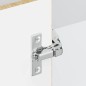 vidaXL Pensile da Cucina ad Angolo Kalmar Rovere Sonoma in Truciolato vidaXL Pensile da Cucina ad Angolo Kalmar Rovere Sonoma in Truciolato