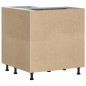 vidaXL Mobile Base ad Angolo Cucina Kalmar Bianco in Legno Multistrato