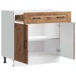 vidaXL Base da Cucina Kalmar Legno Vecchio in Legno Multistrato vidaXL Base da Cucina Kalmar Legno Vecchio in Legno Multistrato