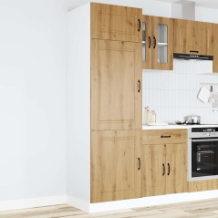 vidaXL Armadio da Cucina Kalmar Rovere Artigianale Legno Multistrato