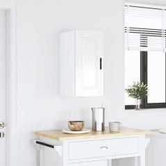 vidaXL Pensile da Cucina Porto Bianco Lucido in Legno Multistrato