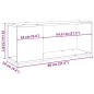 vidaXL Mobile Porta TV Legno Vecchio 80x24x32 cm in Legno Multistrato vidaXL Mobile Porta TV Legno Vecchio 80x24x32 cm in Legno Multistrato