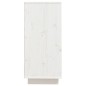 Credenza Bianca 60x34x75 cm in Legno Massello di Pino Credenza Bianca 60x34x75 cm in Legno Massello di Pino