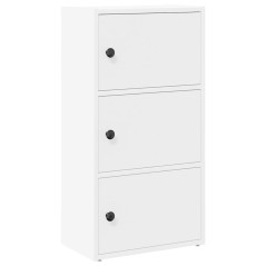 vidaXL Libreria Bianca 40x24x77 cm in Legno Multistrato