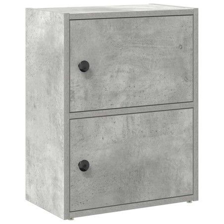 vidaXL Libreria Grigio Cemento 40x24x52 cm in Legno Multistrato