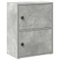 vidaXL Libreria Grigio Cemento 40x24x52 cm in Legno Multistrato