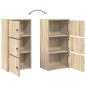 vidaXL Libreria Rovere Sonoma 40x24x77 cm in Legno Multistrato vidaXL Libreria Rovere Sonoma 40x24x77 cm in Legno Multistrato