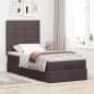 vidaXL Struttura Letto Pouf con Materasso 90x200 cm in Tessuto vidaXL Struttura Letto Pouf con Materasso 90x200 cm in Tessuto