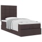 vidaXL Struttura Letto Pouf con Materasso 90x200 cm in Tessuto vidaXL Struttura Letto Pouf con Materasso 90x200 cm in Tessuto