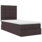 vidaXL Struttura Letto Pouf con Materasso 90x200 cm in Tessuto vidaXL Struttura Letto Pouf con Materasso 90x200 cm in Tessuto