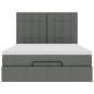 vidaXL Struttura Letto Pouf con Materasso 140x200 cm in Tessuto vidaXL Struttura Letto Pouf con Materasso 140x200 cm in Tessuto
