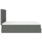 vidaXL Struttura Letto Pouf con Materasso 140x200 cm in Tessuto vidaXL Struttura Letto Pouf con Materasso 140x200 cm in Tessuto