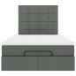 vidaXL Struttura Letto Pouf con Materasso 80x200 cm in Tessuto vidaXL Struttura Letto Pouf con Materasso 80x200 cm in Tessuto