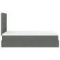 vidaXL Struttura Letto Pouf con Materasso 80x200 cm in Tessuto vidaXL Struttura Letto Pouf con Materasso 80x200 cm in Tessuto
