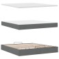 vidaXL Struttura Letto Pouf con Materasso 180x200 cm in Tessuto vidaXL Struttura Letto Pouf con Materasso 180x200 cm in Tessuto