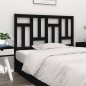 Testiera per Letto Nera 155,5x4x100cm in Legno Massello di Pino Testiera per Letto Nera 155,5x4x100cm in Legno Massello di Pino