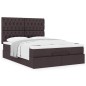 vidaXL Struttura Letto Pouf con Materasso 140x200 cm in Tessuto vidaXL Struttura Letto Pouf con Materasso 140x200 cm in Tessuto