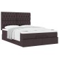 vidaXL Struttura Letto Pouf con Materasso 140x200 cm in Tessuto vidaXL Struttura Letto Pouf con Materasso 140x200 cm in Tessuto