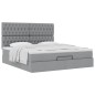 vidaXL Struttura Letto Pouf con Materasso 180x200 cm in Tessuto vidaXL Struttura Letto Pouf con Materasso 180x200 cm in Tessuto
