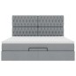 vidaXL Struttura Letto Pouf con Materasso 180x200 cm in Tessuto vidaXL Struttura Letto Pouf con Materasso 180x200 cm in Tessuto