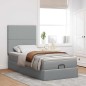 vidaXL Struttura Letto Pouf con Materasso 80x200 cm in Tessuto vidaXL Struttura Letto Pouf con Materasso 80x200 cm in Tessuto