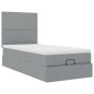 vidaXL Struttura Letto Pouf con Materasso 80x200 cm in Tessuto vidaXL Struttura Letto Pouf con Materasso 80x200 cm in Tessuto
