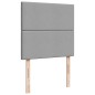 vidaXL Struttura Letto Pouf con Materasso 80x200 cm in Tessuto vidaXL Struttura Letto Pouf con Materasso 80x200 cm in Tessuto