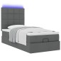 vidaXL Struttura Letto Pouf con Materasso 90x200 cm in Tessuto vidaXL Struttura Letto Pouf con Materasso 90x200 cm in Tessuto