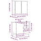 vidaXL Set Mobili da Bagno 2 pz Grigio Sonoma in Legno Multistrato vidaXL Set Mobili da Bagno 2 pz Grigio Sonoma in Legno Multistrato