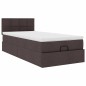 vidaXL Struttura Letto Pouf con Materasso 80x200 cm in Tessuto vidaXL Struttura Letto Pouf con Materasso 80x200 cm in Tessuto