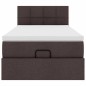 vidaXL Struttura Letto Pouf con Materasso 80x200 cm in Tessuto vidaXL Struttura Letto Pouf con Materasso 80x200 cm in Tessuto