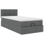 vidaXL Struttura Letto Pouf con Materasso 90x190 cm in Tessuto vidaXL Struttura Letto Pouf con Materasso 90x190 cm in Tessuto