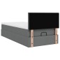 vidaXL Struttura Letto Pouf con Materasso 90x190 cm in Tessuto vidaXL Struttura Letto Pouf con Materasso 90x190 cm in Tessuto