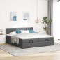 vidaXL Struttura Letto Pouf con Materassi 180x200 cm in Tessuto vidaXL Struttura Letto Pouf con Materassi 180x200 cm in Tessuto