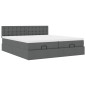 vidaXL Struttura Letto Pouf con Materassi 180x200 cm in Tessuto vidaXL Struttura Letto Pouf con Materassi 180x200 cm in Tessuto