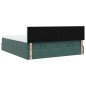 vidaXL Struttura Letto Pouf con Materassi 180x200 cm Velluto vidaXL Struttura Letto Pouf con Materassi 180x200 cm Velluto