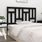 Testiera per Letto Nera 155,5x4x100cm in Legno Massello di Pino Testiera per Letto Nera 155,5x4x100cm in Legno Massello di Pino