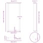 vidaXL Gambe Tavolino Caffè a U 2 pz Antracite 40x(100-101) cm Acciaio vidaXL Gambe Tavolino Caffè a U 2 pz Antracite 40x(100-101) cm Acciaio