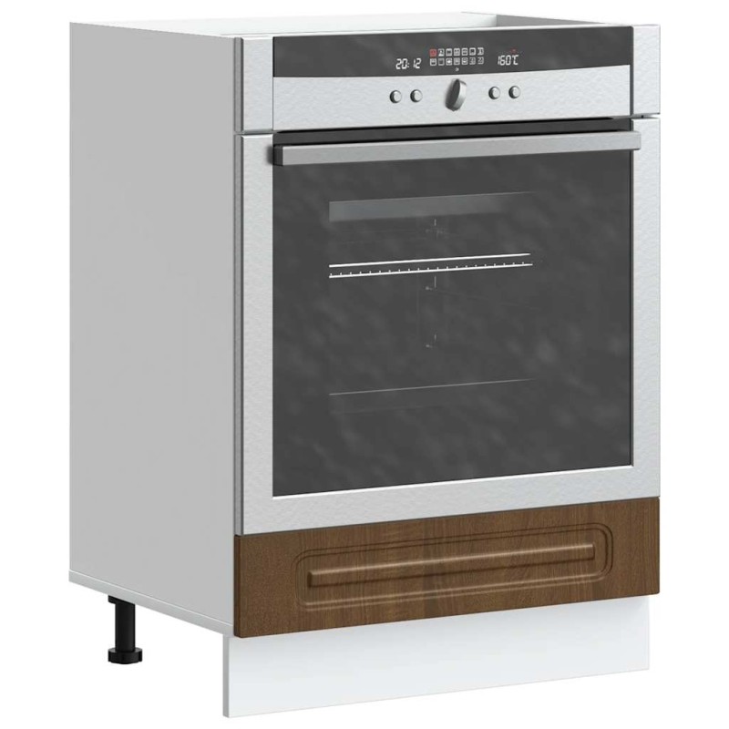 vidaXL Armadio per Forno Kalmar Rovere Marrone in Legno Multistrato vidaXL Armadio per Forno Kalmar Rovere Marrone in Legno Multistrato