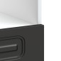 vidaXL Armadio per Forno Kalmar Nero in Legno Multistrato vidaXL Armadio per Forno Kalmar Nero in Legno Multistrato