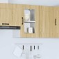 vidaXL Pensile da Cucina con Porta in Vetro Kalmar Rovere Sonoma vidaXL Pensile da Cucina con Porta in Vetro Kalmar Rovere Sonoma