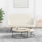 Panca Crema 110x76x80 cm in Velluto Panca Crema 110x76x80 cm in Velluto