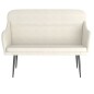 Panca Crema 110x76x80 cm in Velluto Panca Crema 110x76x80 cm in Velluto
