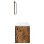 vidaXL Set Mobili da Bagno 3 pz Legno Antico in Legno Multistrato vidaXL Set Mobili da Bagno 3 pz Legno Antico in Legno Multistrato