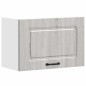 vidaXL Pensile da Cucina Kalmar Grigio Sonoma in Legno Multistrato vidaXL Pensile da Cucina Kalmar Grigio Sonoma in Legno Multistrato